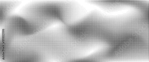 Obraz Design Dotted modern halftone gradient texture. Vanishing polka dot background. Repeating dots gradation simple abstract design