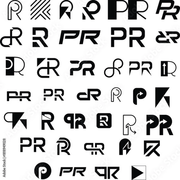 Obraz PR icon Design