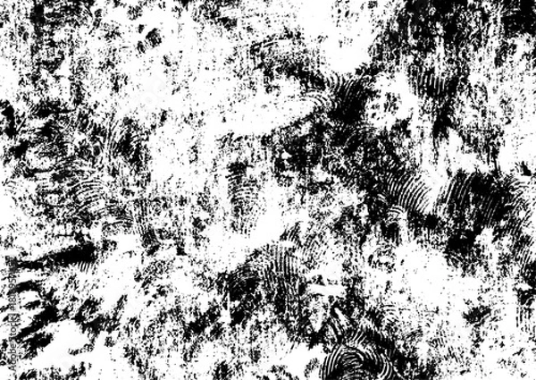 Obraz 白黒のグランジパターン　094