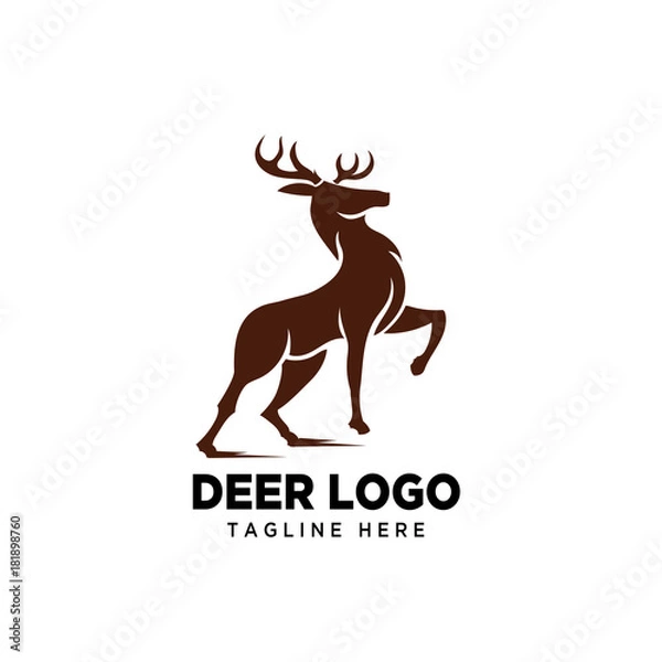 Fototapeta Stand deer logo