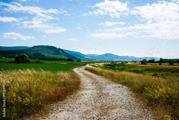 Obraz Stony road to the infinity