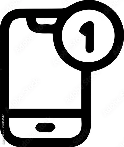 Obraz mobile phone icon