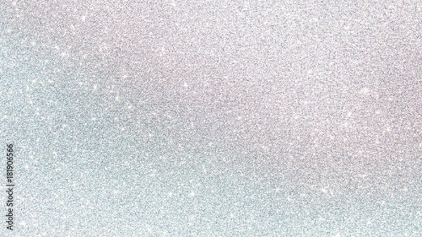 Fototapeta biały brokat i bokeh na tle.