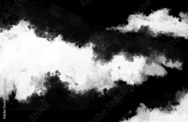 Obraz ダイナミックな煙と雲