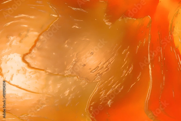 Fototapeta Orange background resembling solidified honey