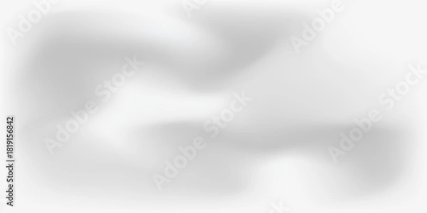 Fototapeta Minimalist abstract design featuring white wavy lines on a smooth light grey background, creating a clean modern look. Vector eps 9,5