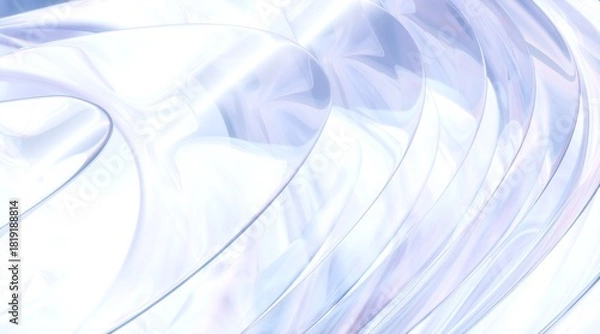 Fototapeta 透き通るガラスの渦