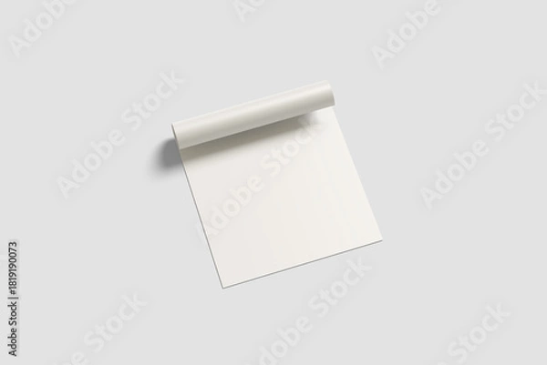Obraz Top Rolled Poster Mockup on Clean Background