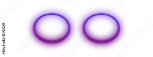 Obraz Soft Dual Focus Rings on Light Background