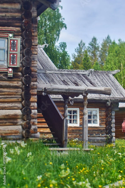 Obraz Russian Traditional , Malye Karely village