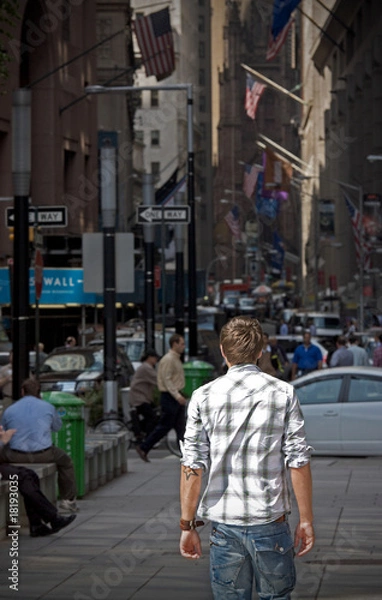 Obraz Ab in die Wall Street