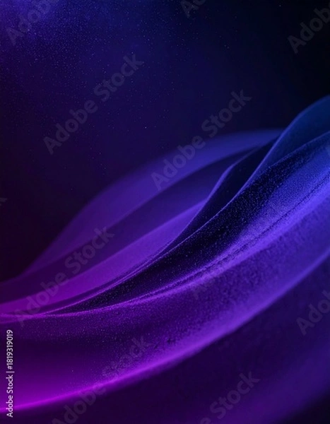 Fototapeta Matte Dark Pop Violet Indigo Gradient Abstract Background – Minimal Modern Wallpaper Texture