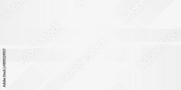 Fototapeta White abstract background with line pattern, banner design. Vector 16:9