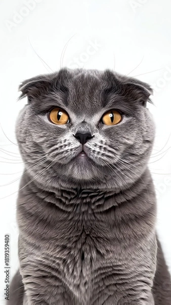 Obraz Scottish Fold Cat Portrait