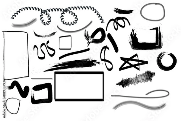 Obraz hand drawn vector illustration