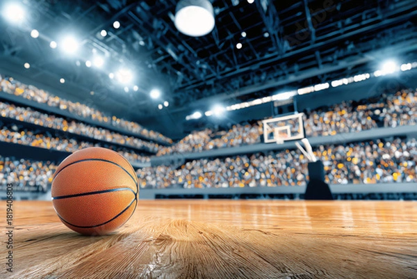 Obraz basketball illustration, AI generated