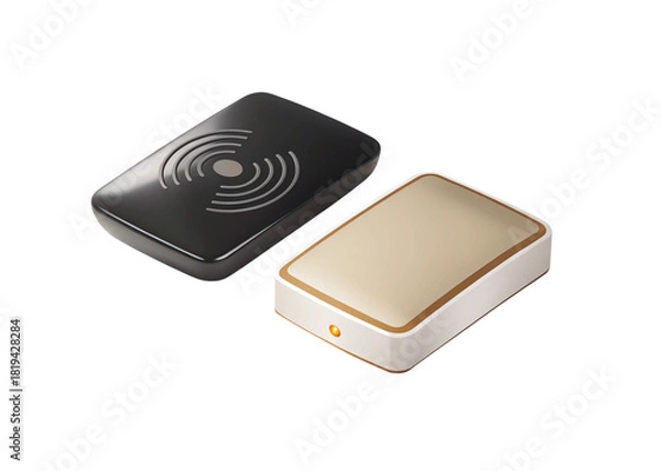 Fototapeta RFID reader isolated on suitable background 2