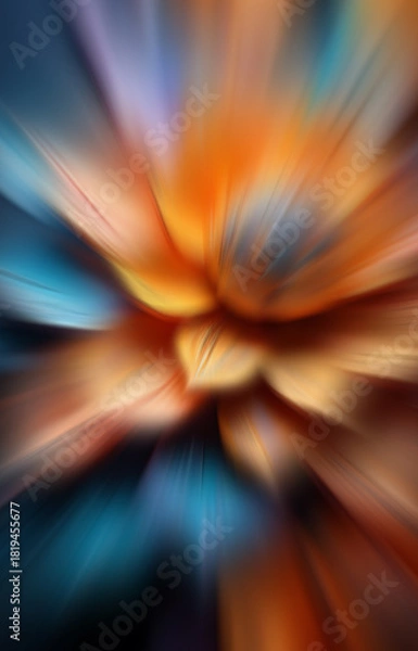 Fototapeta abstract background with flowers