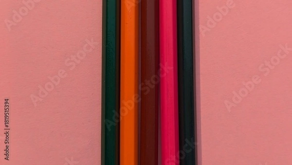 Fototapeta colored pencils background