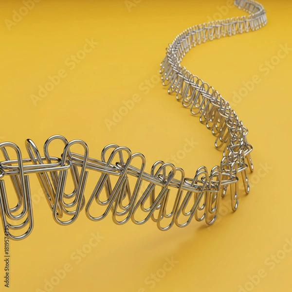 Obraz  Paperclip Chain