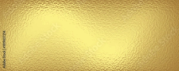 Obraz Gold metallic effect foil. Golden texture for design. Beautiful background. Abstract glitter mottled speckled structure. Shine glitterer metal effect. Gold surface. Backdrop golden metal plate. Vector