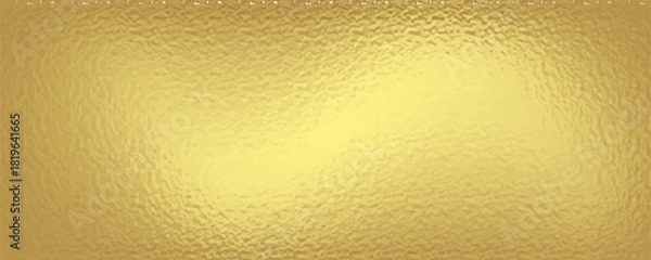 Obraz Gold metallic effect foil. Golden texture for design. Beautiful background. Abstract glitter mottled speckled structure. Shine glitterer metal effect. Gold surface. Backdrop golden metal plate. Vector