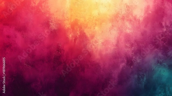 Fototapeta Abstract watercolor background texture design, colorful painting, gradient backdrop for creative use cases
