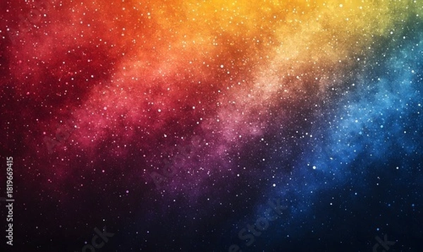 Obraz Colorful galaxy space nebula cosmos universe background wallpaper with stars and vibrant colors art