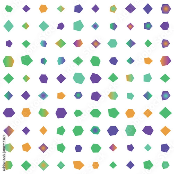 Fototapeta seamless geometric pattern with geometric shapes