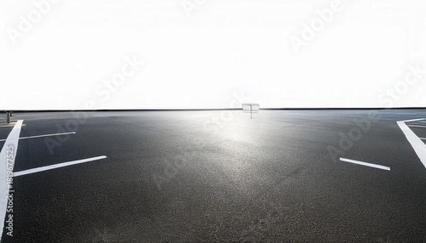 Obraz Wide White Background 3D Illustration