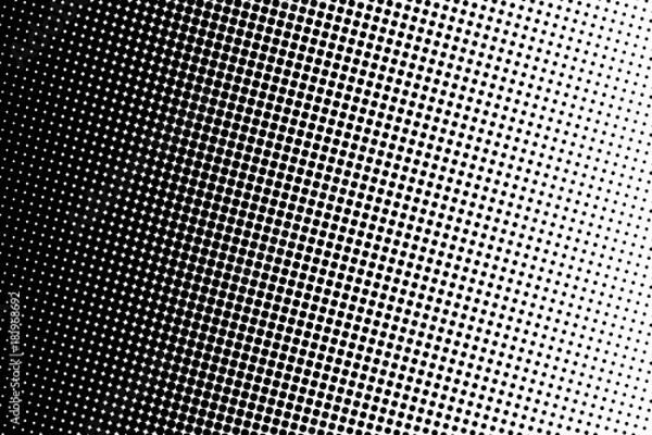 Obraz Halftone background. Comic dotted pattern. Pop art style. Backdrop with circles, dots, rounds design element Black, white color. 