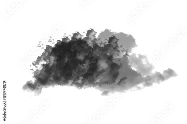 Fototapeta Abstract empty canvas representing void, darkness, minimalist concept design