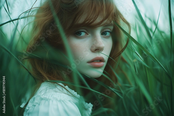 Obraz close-up of a girl