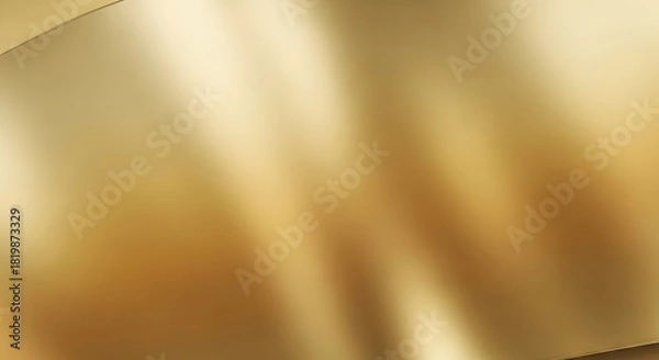 Obraz Luxurious golden silk drapery with smooth, flowing folds and shimmering light creating an elegant abstract background texture