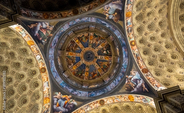 Fototapeta Dome with the Four Evangelists.