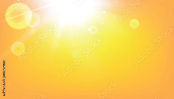 Obraz Yellow gradient mesh texture. Colorful bright orange background