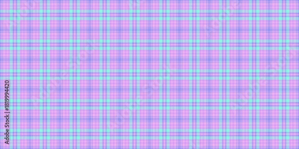 Obraz Pastel plaid pattern in soft hues. Perfect for backgrounds, textiles, and designs needing a touch of gentle, classic charm. Versatile, repeating texture.