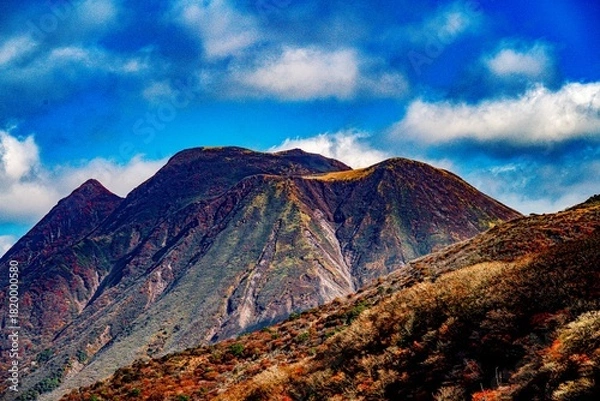 Fototapeta くじゅう連山の紅葉