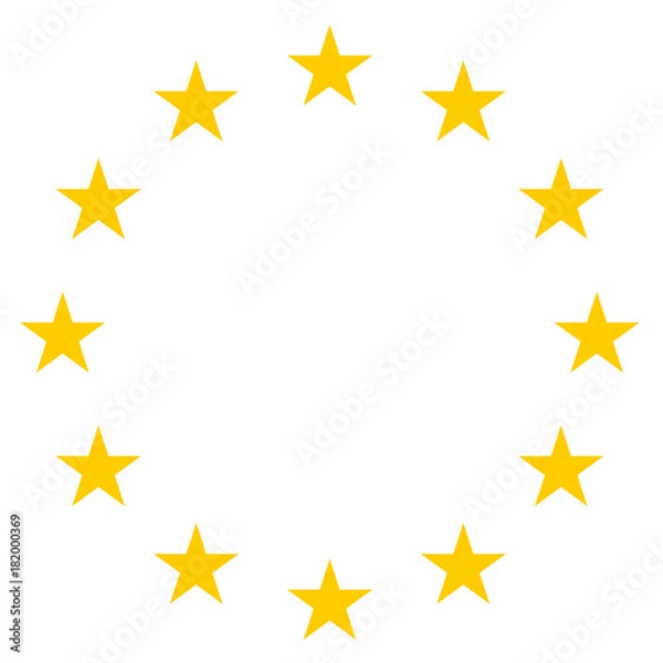 Obraz Gwiazdy w ikonę koła