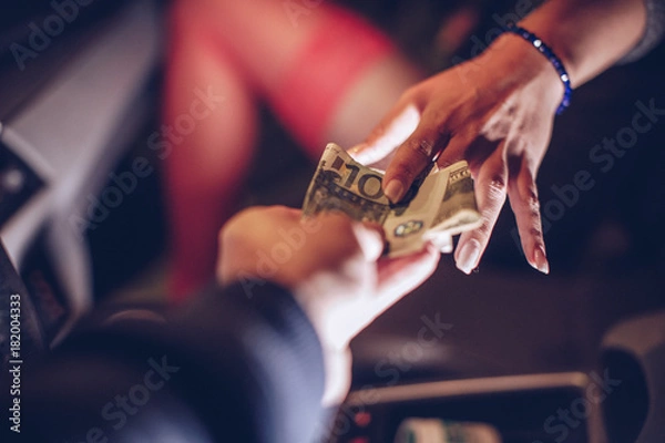 Obraz Prostitute in the car