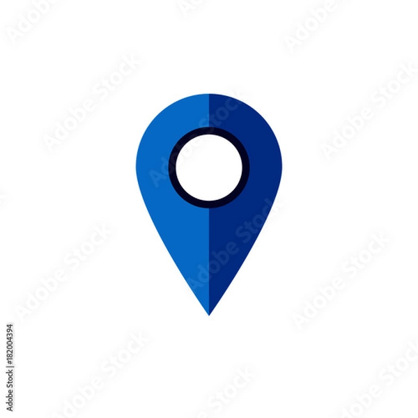 Obraz Map pin icon, location pointer, gps destination mark