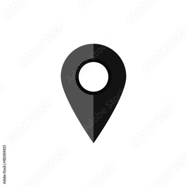 Obraz Map pin icon, location pointer, gps destination mark