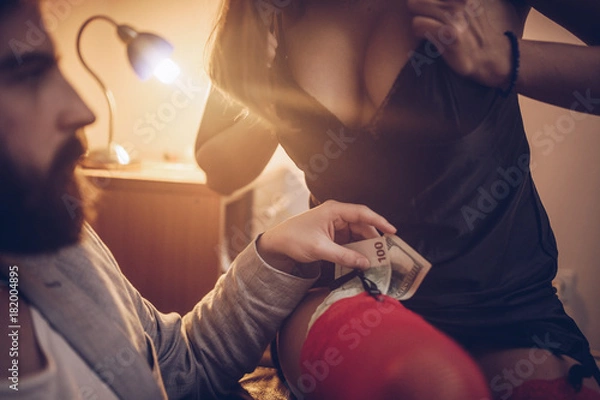 Obraz Prostitute working hard