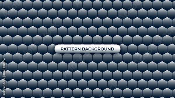 Obraz abstract gradient hexagon geometric pattern background vector design