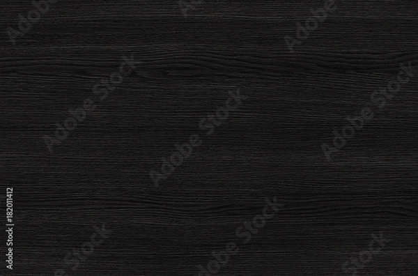 Fototapeta Black wood texture. background old panels