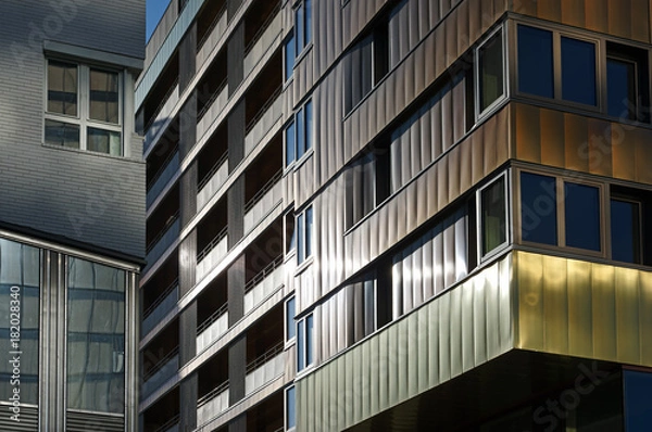 Fototapeta architecture de verre et de métal  dans le 13 ème arrondissement de Paris