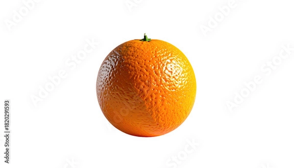 Fototapeta Vibrant, whole citrus fruit on a black background, isolated and illuminated