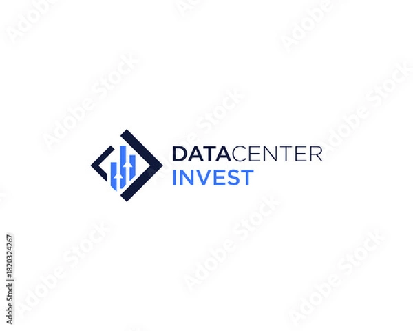 Obraz Data center investment logo