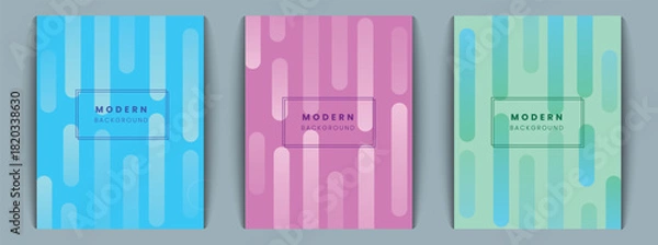 Obraz Memphis abstract pattern background with outlined cubes and bold layout