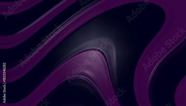 Fototapeta Purple Liquid Wave Abstract Background
